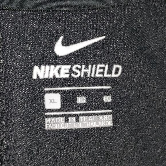 Nike Shield Half Zip Golf Jacket Men's XL Gray Black Swoosh 892211-010 Wind Rain - Picture 9 of 15
